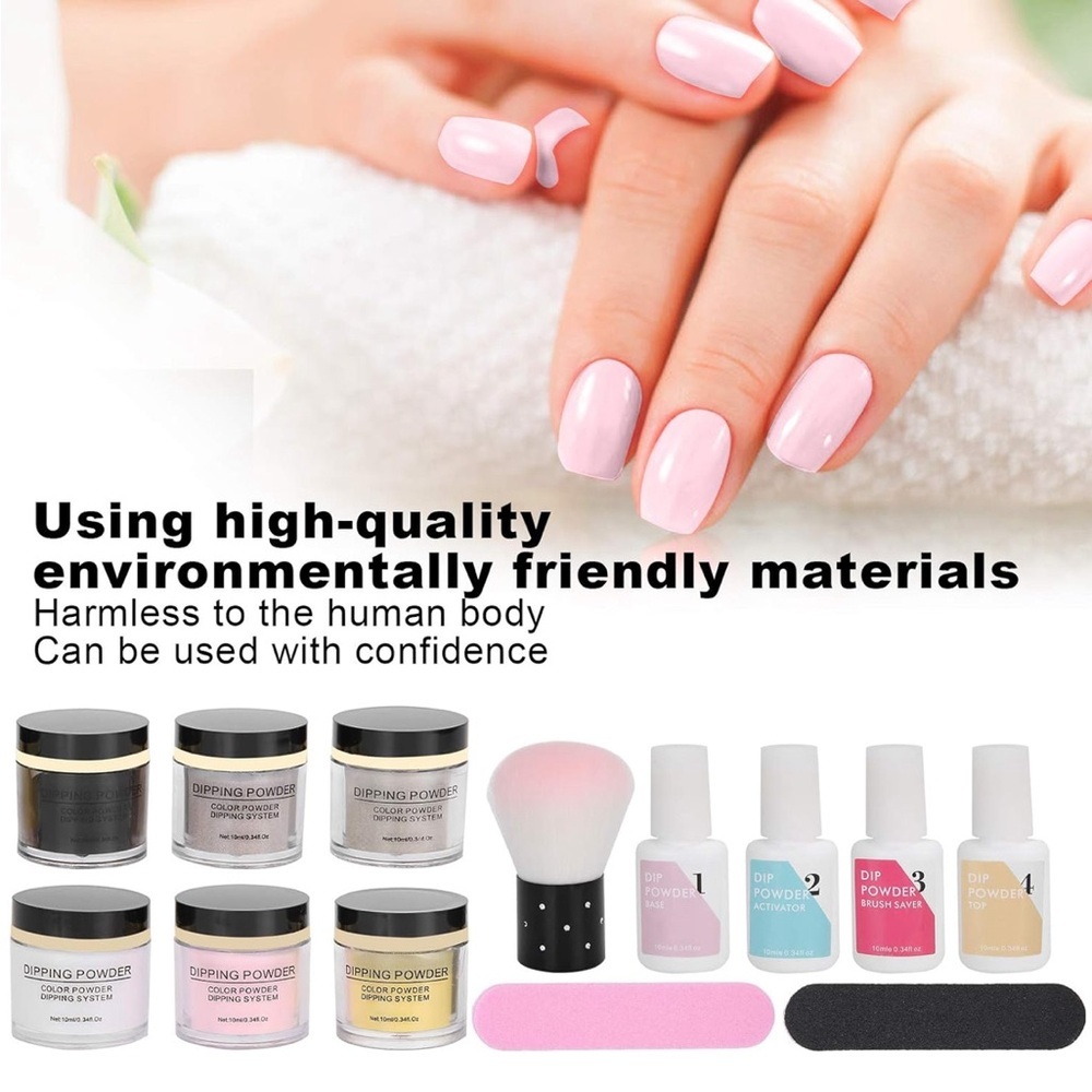 Luminous Nail Art Dipping Powder Glowing Acrylic Uv Gel Manicure - NWOT/ Sealed - Picture 4 of 6